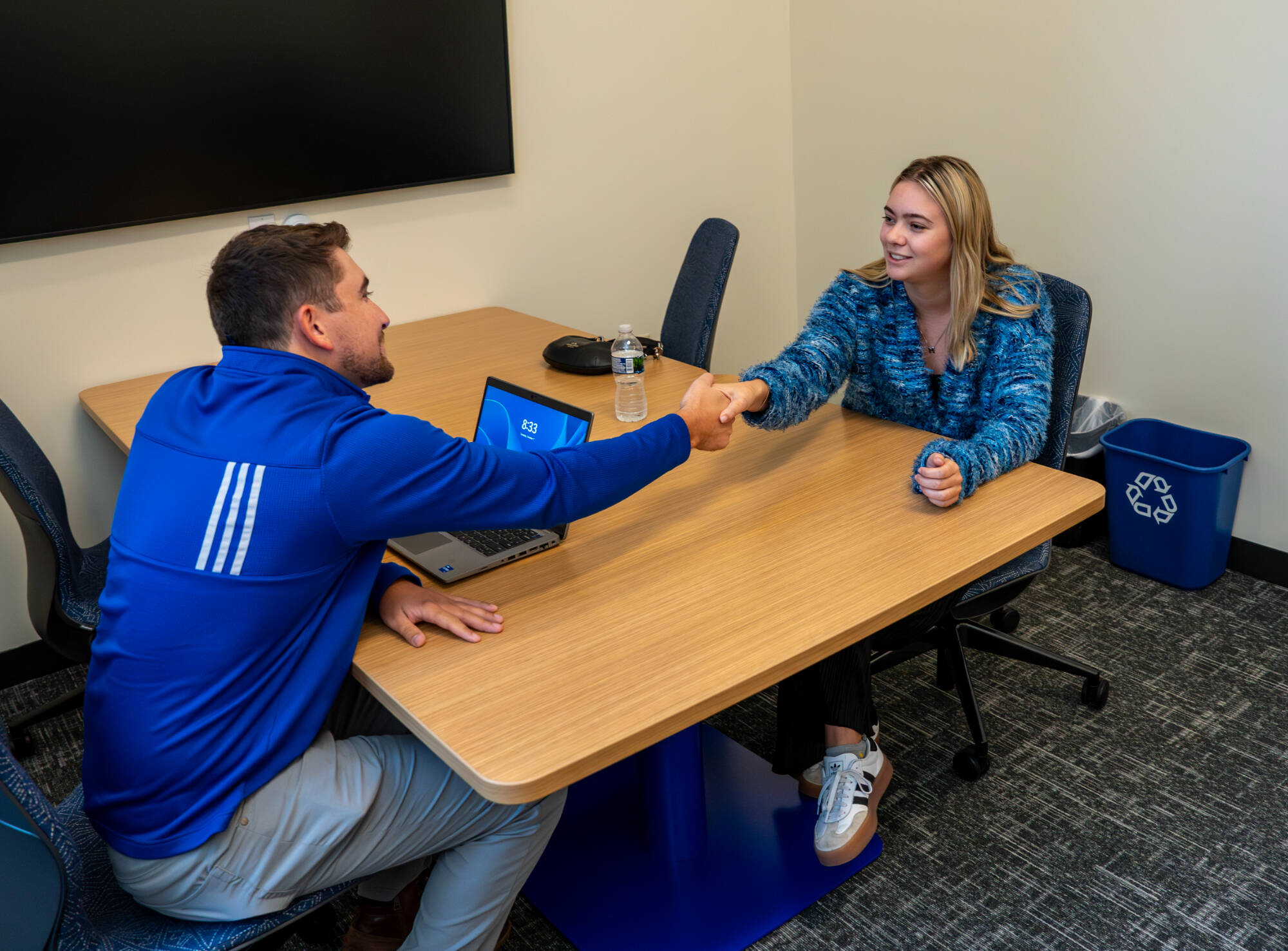 Students Shaking Hands